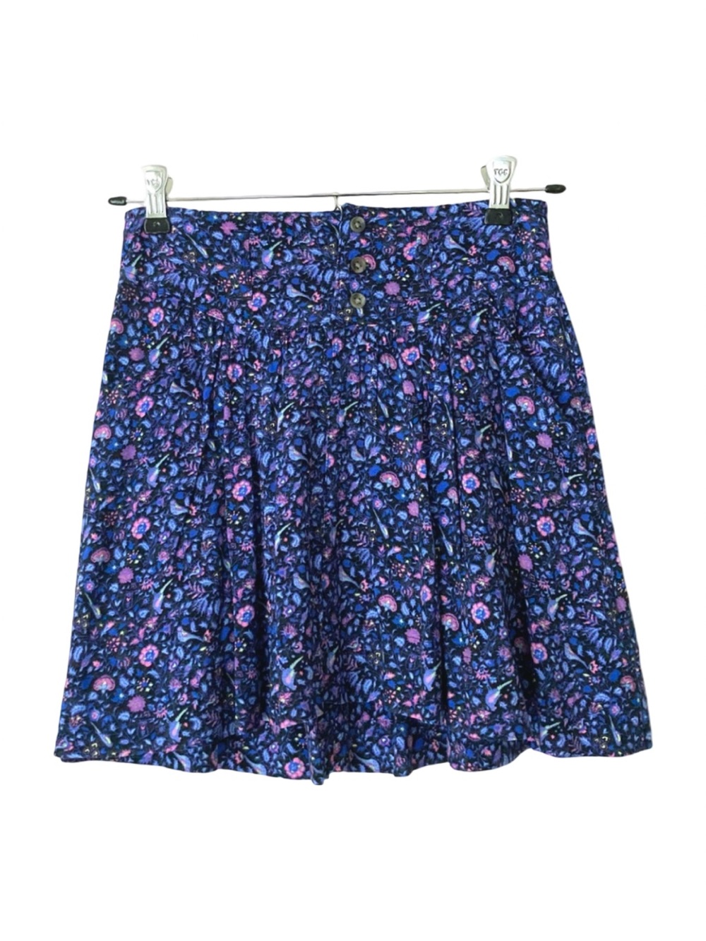 AEO Floral paisley Skirt with buttons and pockets